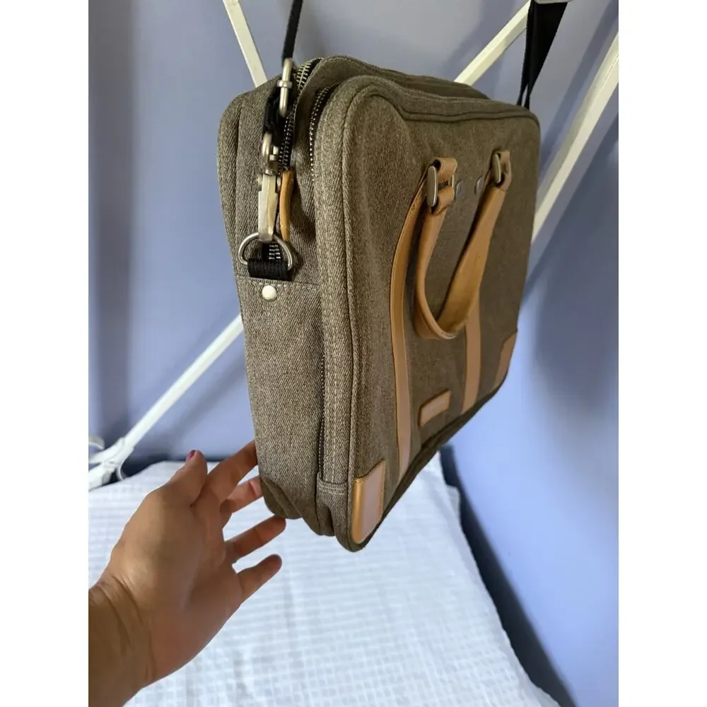 Venque Toronto Messenger Bag Grey University Academia